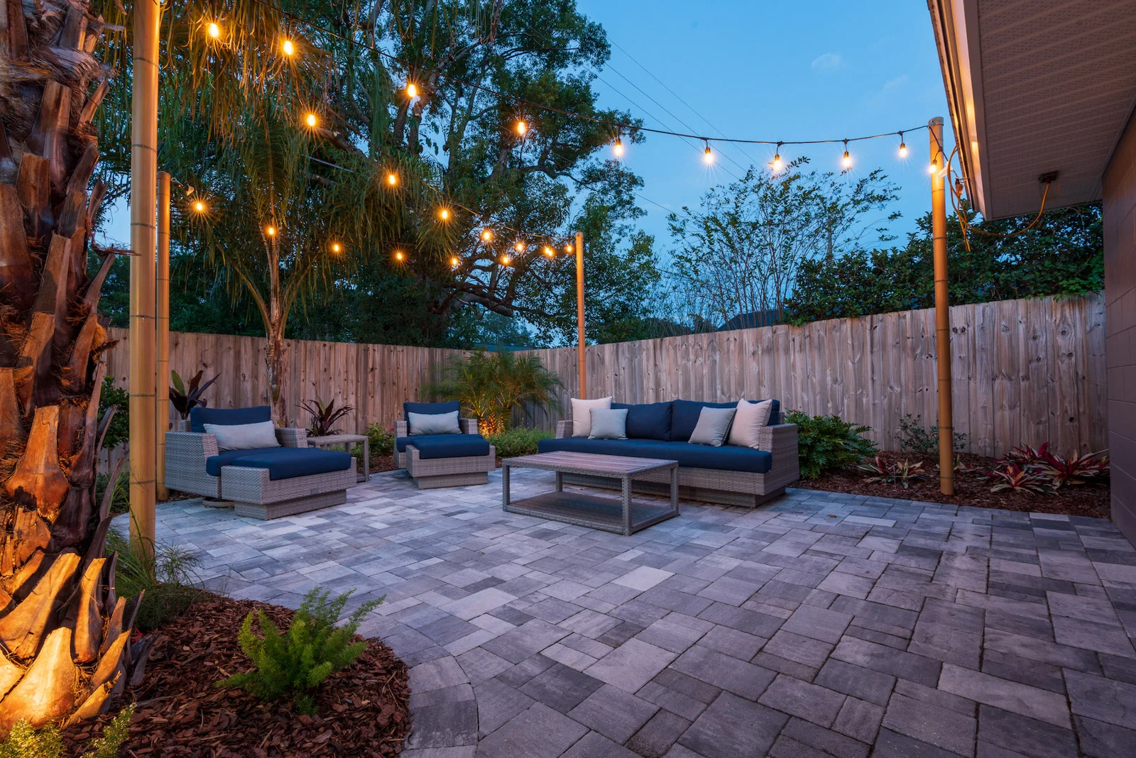 Outdoor lighting by Father Nature