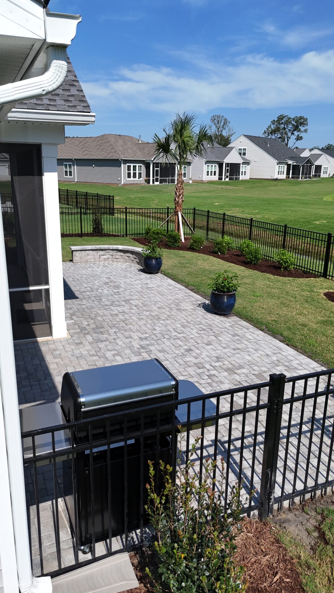 Completed outdoor living project