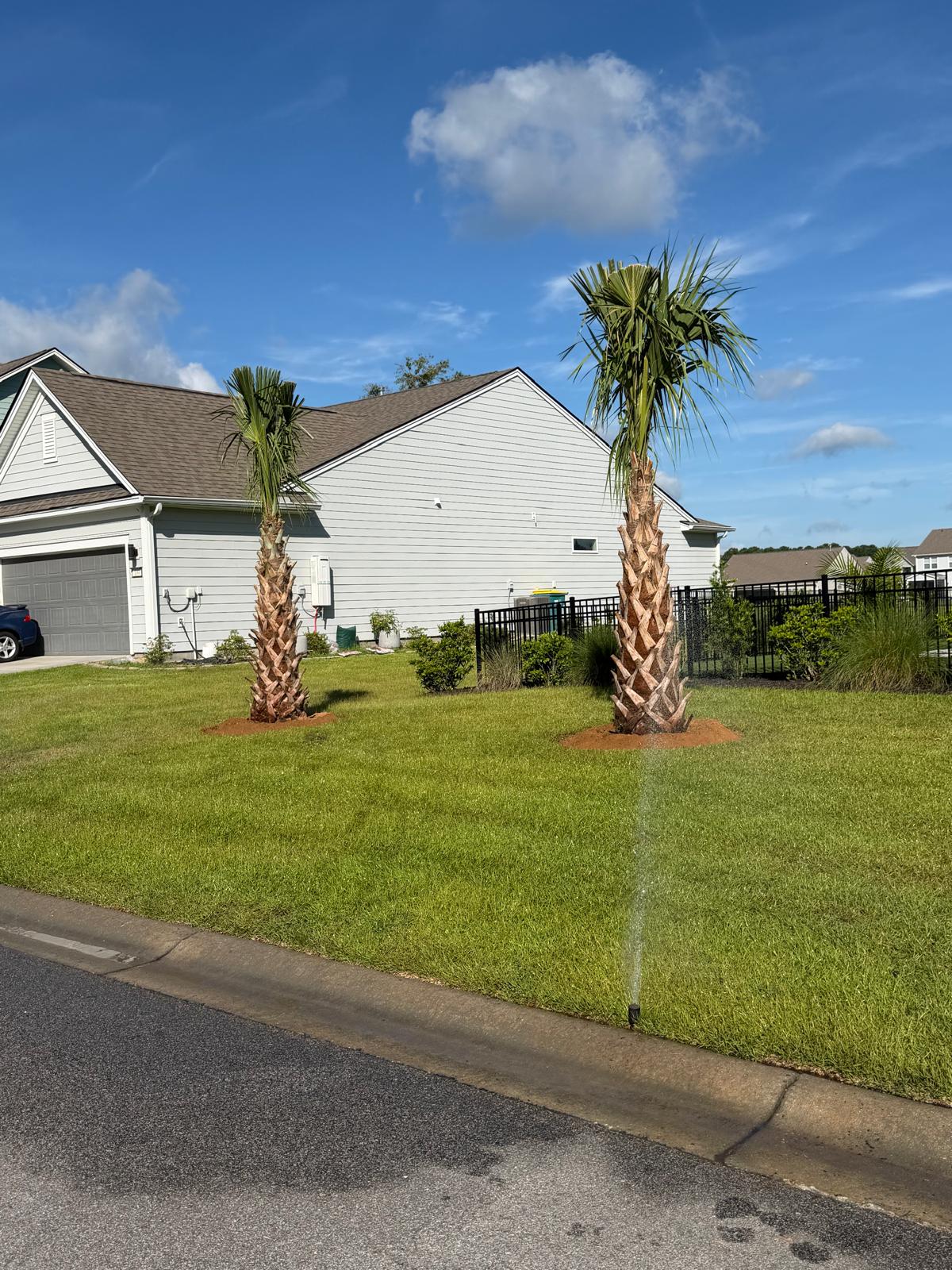 Completed outdoor transformation