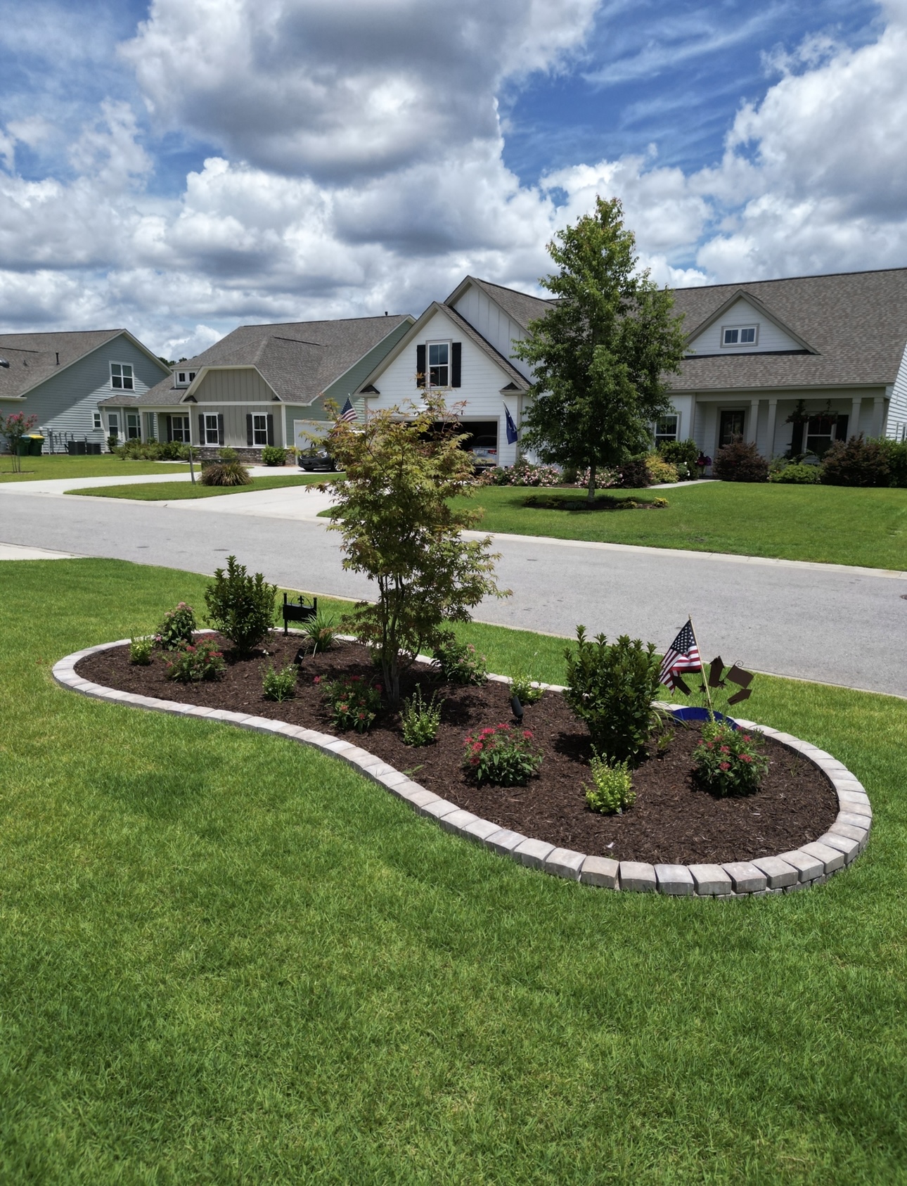 Father Nature landscaping project