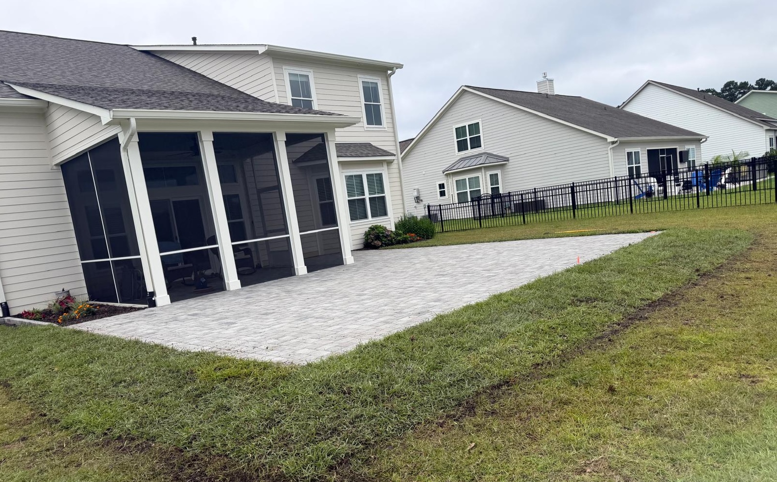 Completed outdoor transformation