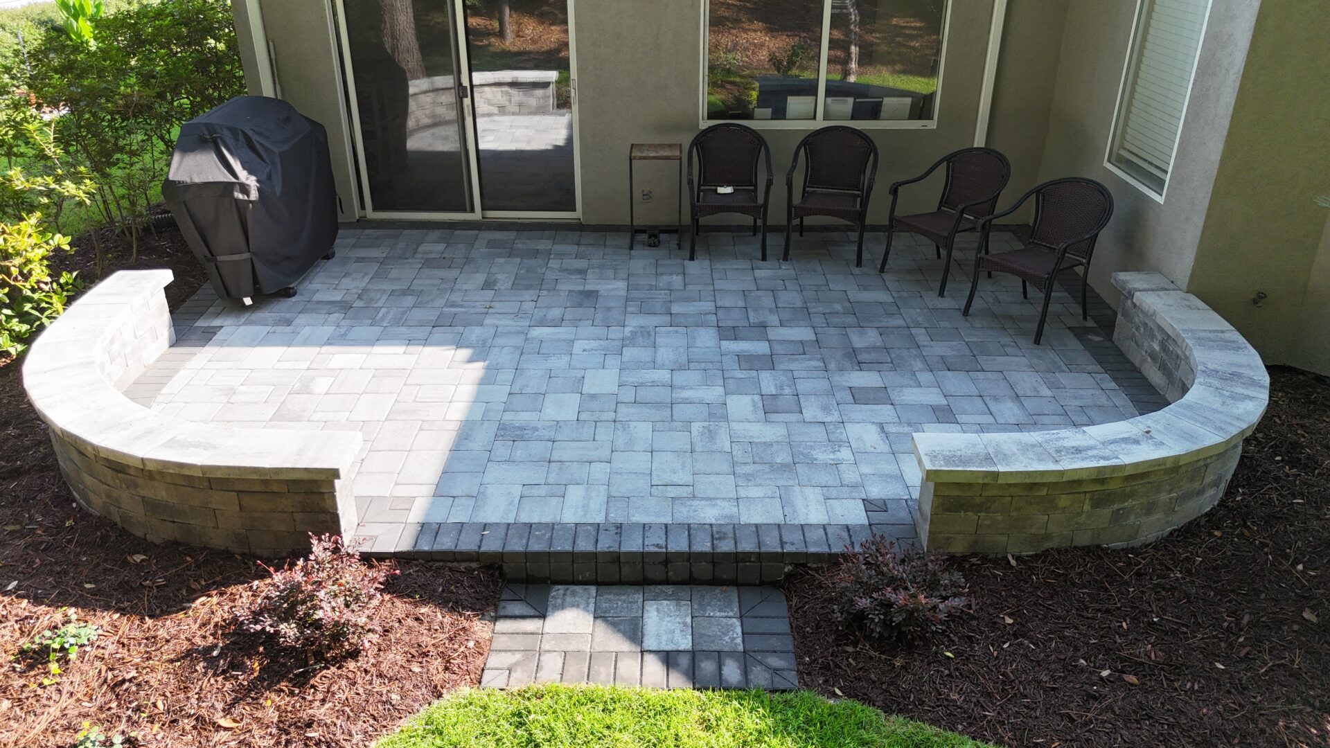 Completed landscape transformation
