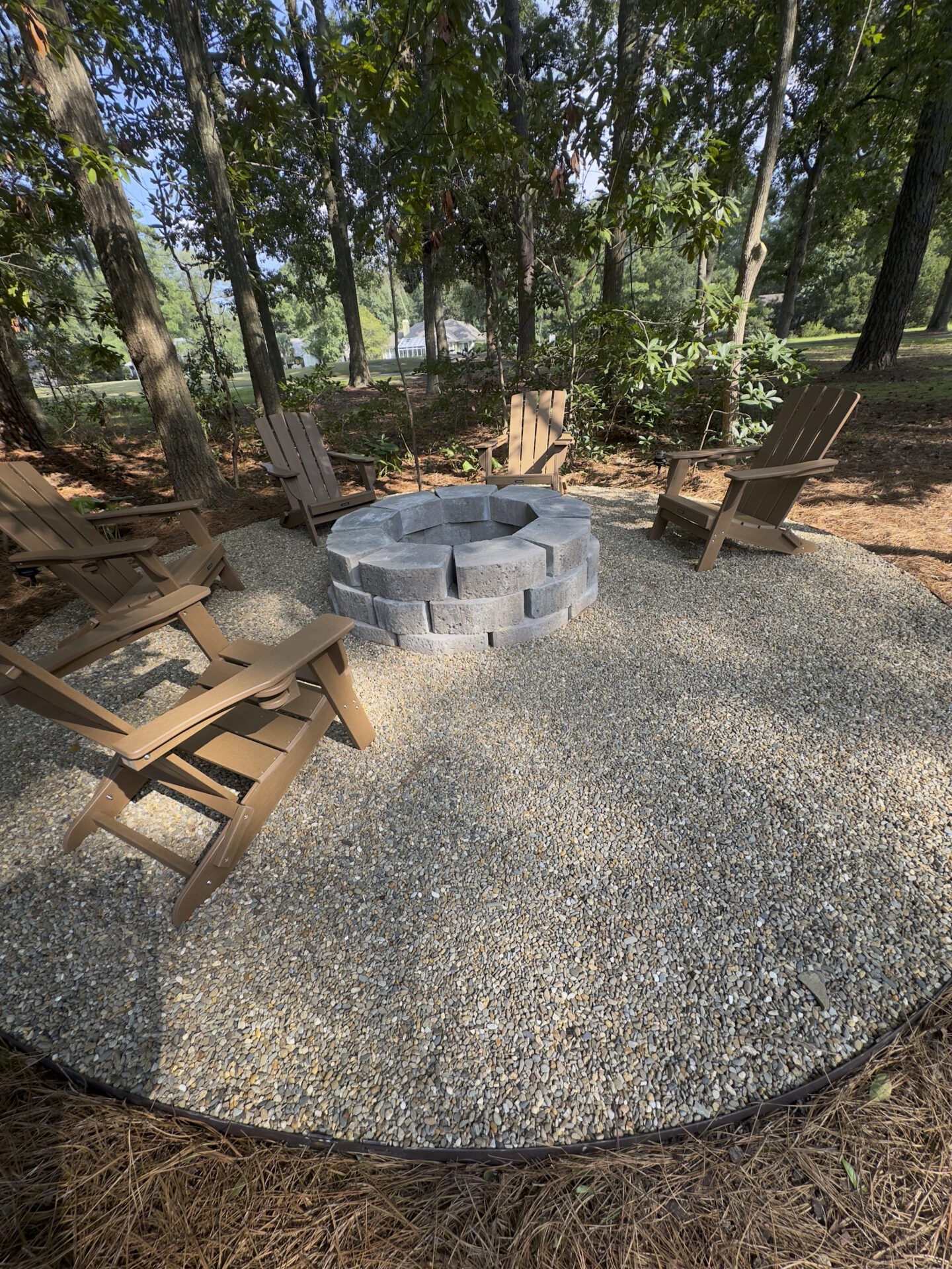 Fire pit and fireplace by Father Nature
